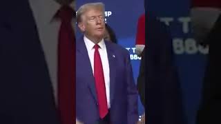 Trump dances to tunes for 40 minutes during town hall event after 2 people require medical attention [upl. by Esoranna490]