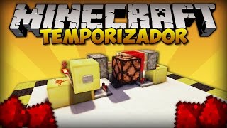 ✔ TEMPORIZADOR PROGRAMÁVEL  MINECRAFT REDSTONE [upl. by Vilberg132]