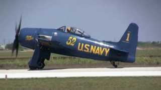 F8F Bearcat amp F4U4 Corsair Punta Gorda FL Airshow 2012 [upl. by Boni374]