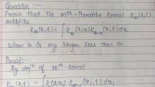 some results about resolvent kernel [upl. by Batista]