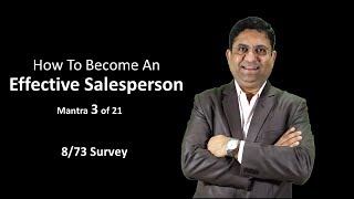 How to become an effective salesperson Part 3 of 21 [upl. by Aerdnek]