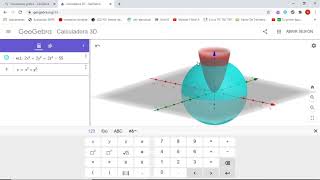 GeoGebra  Graficas 3D  Funciones de varias variables  funciones cuadráticas [upl. by Valma64]