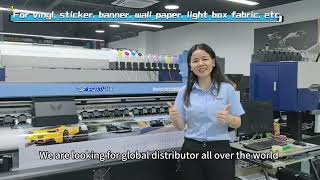 Eco Solvent Printer for Car Wrap Vinyl Sticker Banner Mesh Wallpaper Advertising [upl. by Nna]