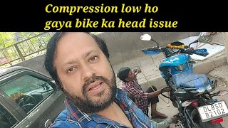 pulsar NS 125 starting problem  Low Compression  current problem bike automobile rider [upl. by Shaina]