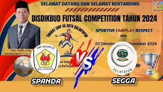 SPANDA VS SEGGADESDIKBUD FUTSAL COMPOTITION SMP BALIKPAPAN [upl. by Suirtimed]