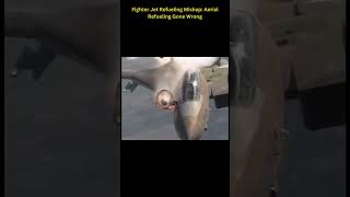 Fighter Jet Refueling Mishap Aerial Refueling Gone Wrong AerialRefueling FighterJetMishap [upl. by Ytinav720]