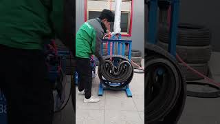 viralvideo automobile tires youtuber machine tiremanufacturing youtubeshorts tirefactory [upl. by Ramey]