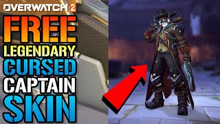 Overwatch 2 FREE Legendary Cursed Captain Skin amp Health Pack Weapon Charm How To Get Them TODAY [upl. by Jaquith653]