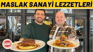 MASLAK SANAYİ LEZZETLERİ 🚘 Türkiyenin en lezzetli sanayisi  Ayaküstü Lezzetler [upl. by Lewap320]