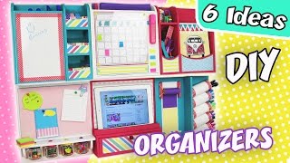 6 DIY IDEAS WALL ORGANIZERS  aPasos Crafts DIY [upl. by Breena]