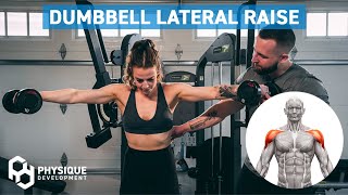 How to Perform Dumbbell Lateral Raise  Form Tutorial [upl. by Gothurd]