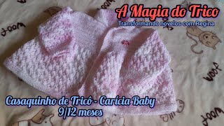 Casaquinho de Trico Carícia Baby [upl. by Raseac574]