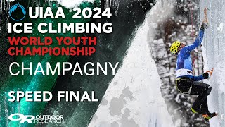 UIAA 2024 Ice Climbing World Youth Championship  Speed Final [upl. by Perloff]