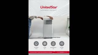 United Star New Upgraded Powerful Portable AirconNicer Cooler Faster [upl. by Nnovahs]