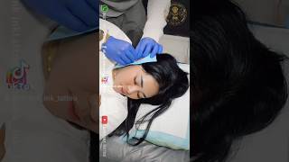 Flat amp Anti tragus piercing process shortvideo piercingideas tindik piercingfypシ viralvideo [upl. by Nivej]