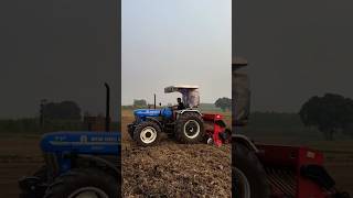 New holland 5630 4x4 on 8 futta jagatjeet superseeder farming farmequipment tractor [upl. by Nitsew]