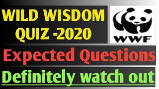 wildwizdomquiz Wild wisdom quiz 2020 expected questions [upl. by Siraj737]