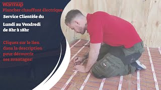 Plancher chauffant électrique prix au mètre carré ⭐ Comment installer un plancher chauffant [upl. by Aneehsirk427]