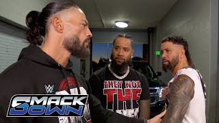 Jey Uso has a tense exchange with Roman Reigns SmackDown highlights Oct 18 2024 [upl. by Ovida834]