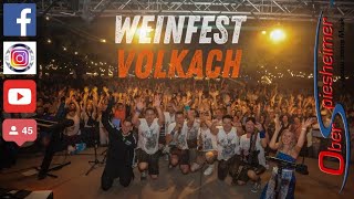 Weinfest Volkach 2024 mit der Partyband aus Franken  Oberspiesheimer [upl. by Bazar626]