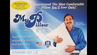 My Pillow Classic 18 5 in x 26 in Pillow Review [upl. by Ellertnom581]