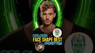 Oblong Face Shape Hairstyles For Men [upl. by Alfy]