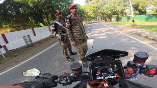 Army officer stopped me 😂 for over speeding 💀 Hyper Riding on my KTM Duke 390 gen 3 🚀🔥🔥 [upl. by Leif417]