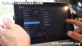 CM10 Jelly Bean ROM for Galaxy Tab 101 Android 412 [upl. by Ordnas]