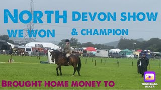 North Devon show we won and brought home money MD Equestrian ￼ [upl. by Earl444]