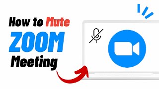 How To MuteUnMute Audio In Zoom Meeting On LaptopPCComputer Quick amp Easy [upl. by Orrocos]