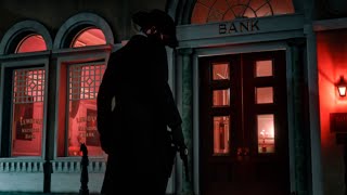 The Saint Denis Bank Robbery  Cinematic and Best Moments Red Dead Redemption 2 [upl. by Llerdnod]