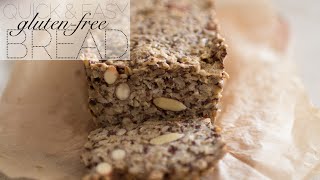 Super EASY Healthy Glutenfree Dairyfree BREAD RECIPE [upl. by Carson]