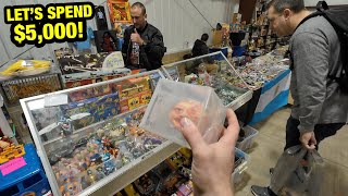 CAN I SPEND 5000 AT A VINTAGE TOY SHOW [upl. by Eak]