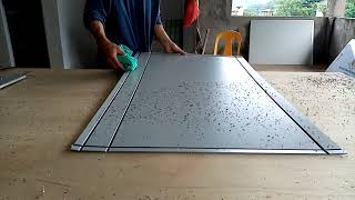 Aluminum composite panel grooving [upl. by Marilee]