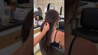 Low ponytail for college girls hairstyle fashion shorts shortvideo viralvideo trending hair [upl. by Bonne]