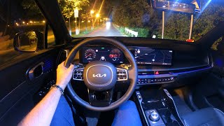 New KIA SORENTO FACELIFT 2024  detailed NIGHT POV TEST drive [upl. by Hurleigh228]