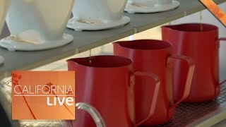 Klatch Coffees High Tech Pour Over  California Live  NBCLA [upl. by Attenahs]