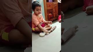 Rai er ruti banano dekhofunnyvideo cutebaby [upl. by Damalus]