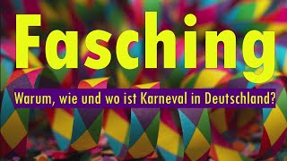 Fasching 👺🍬  warum wie amp wo Karneval in Deutschland ist [upl. by Ayat]