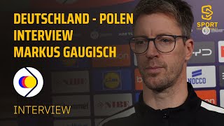 Deutschland  Polen  Interview Markus Gaugisch HandballWM der Frauen 2023  SDTV Handball [upl. by Stanzel]