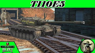 T110E5  World of Tanks Blitz [upl. by Bobbi451]