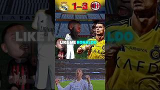 The F⚽️ Ked Match Ever Real Madrid vs AC Milan Ronaldo Reaction😳 [upl. by Lindley]