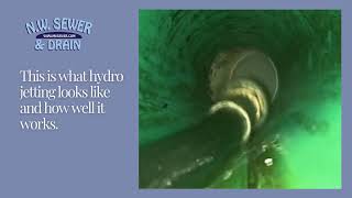 Hydrojetting The Ultimate Solution for Clogged Pipes  NW Sewer and Drain  Seattle Hydro Jetting [upl. by Ennazus]