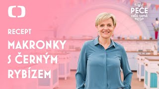 Peče celá země Recept na makronky s černým rybízem podle Míši Landové [upl. by Esirrehc912]