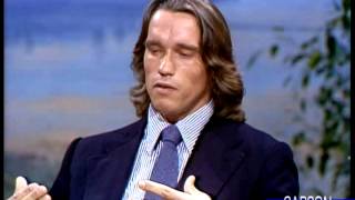 Arnold Schwarzenegger Women Can Weightlift to Get Fit Part 1 Johnny Carson [upl. by Irbmac]