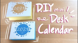 DIY Desk Calendar  3 methods  Printable Pattern 2025 updated [upl. by Recha]