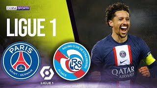 PSG vs Strasbourg  LIGUE 1 HIGHLIGHTS  12282022  beIN SPORTS USA [upl. by Dlanger]