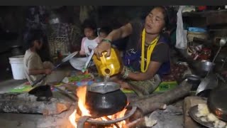 Traditional village lifeCooking and Eating style in Village [upl. by Maddock51]