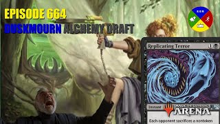 MTG Arena Run Duskmourn Alchemy Draft The cards are good if only I could get them [upl. by Gass]