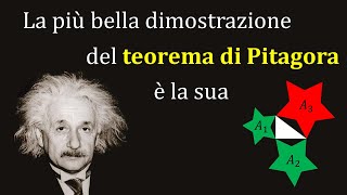 La dimostrazione di Einstein del teorema di Pitagora [upl. by Novart]